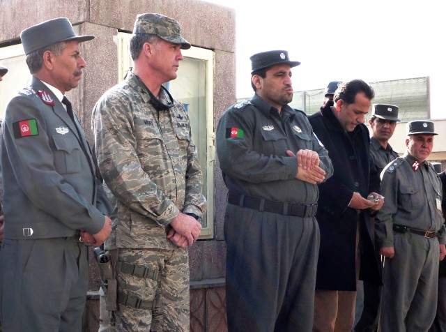 Ceremony pays tribute to upgrades at ANP battalion headquarters