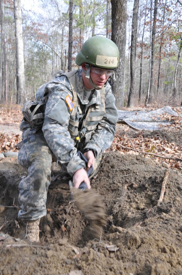 Digging in