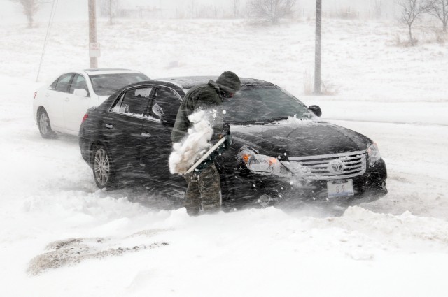 Illinois National Guard responds to Winter Emergency