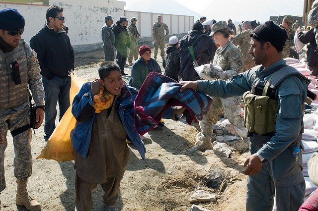 ANP hand out aid