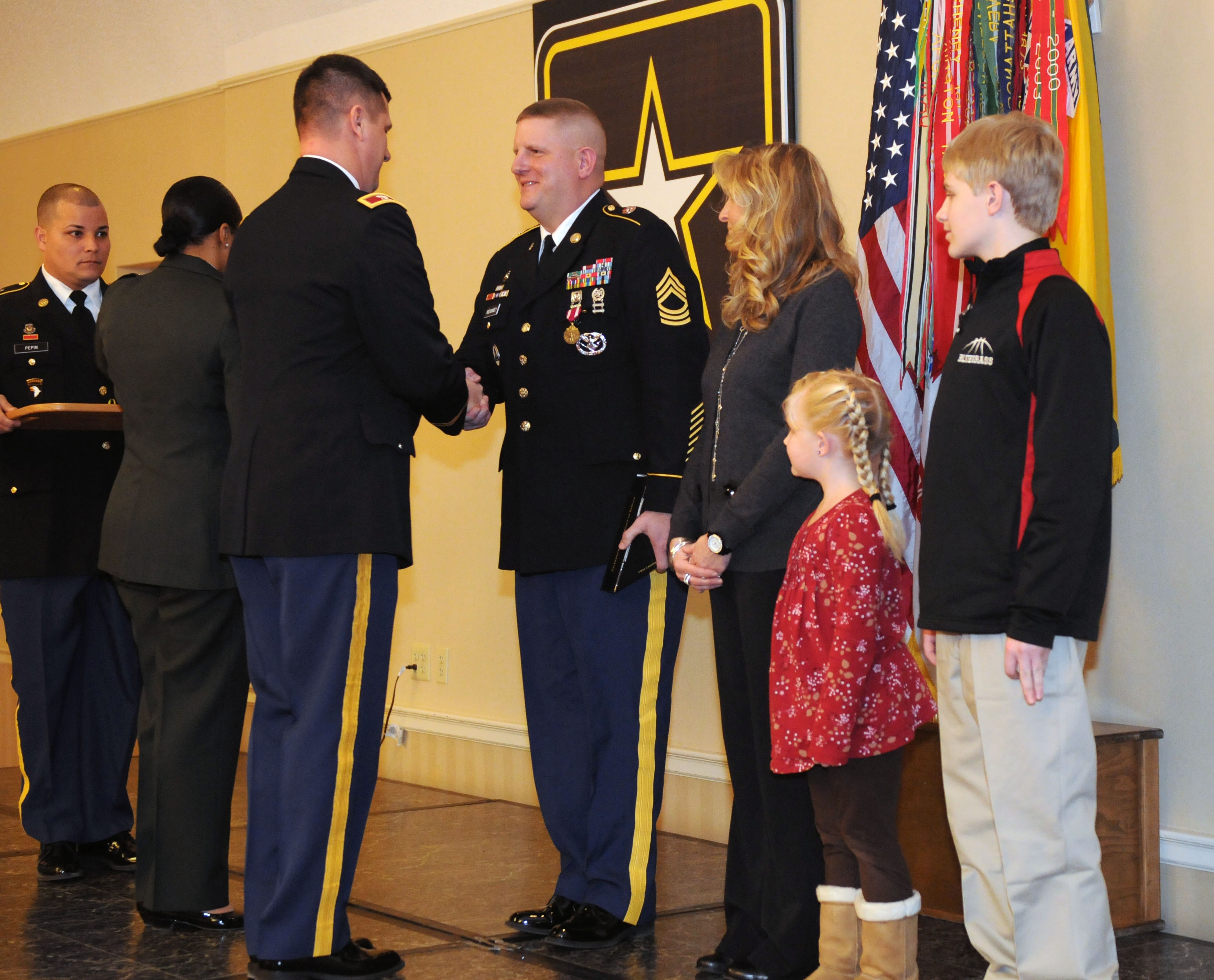 Sustainers retire during ceremony Article The United States Army