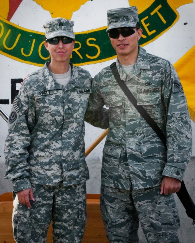 Brother pins new 2SCR sergeant in Afghanistan