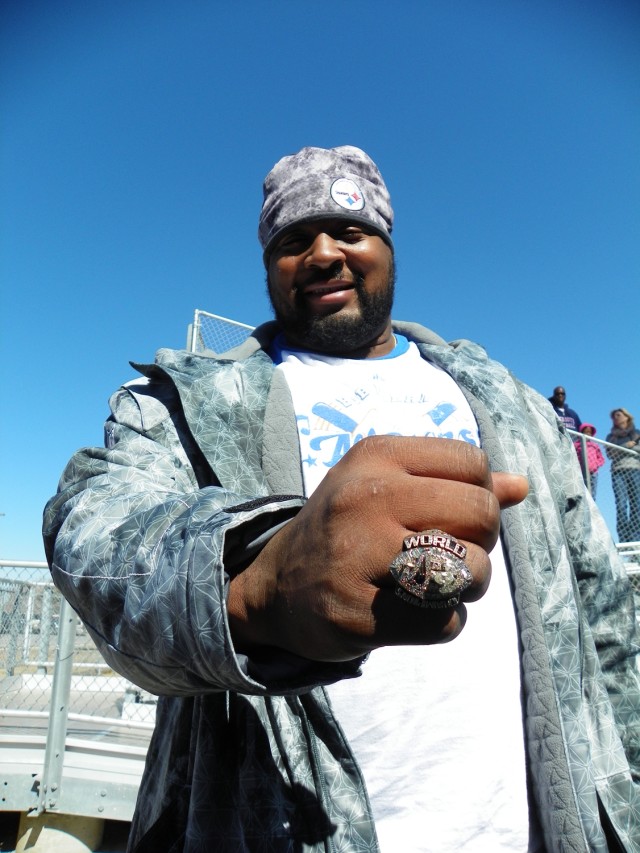 NFL players visit Fort Hood kids