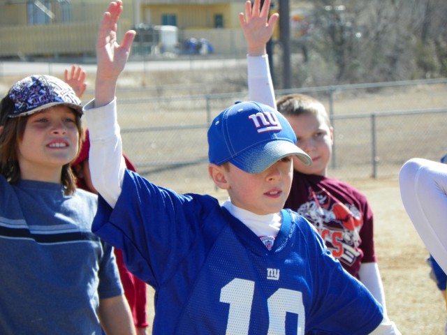 NFL players visit Fort Hood kids