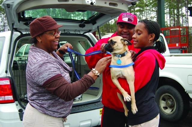 Fort Polk Family pleased persistent pug finds way home