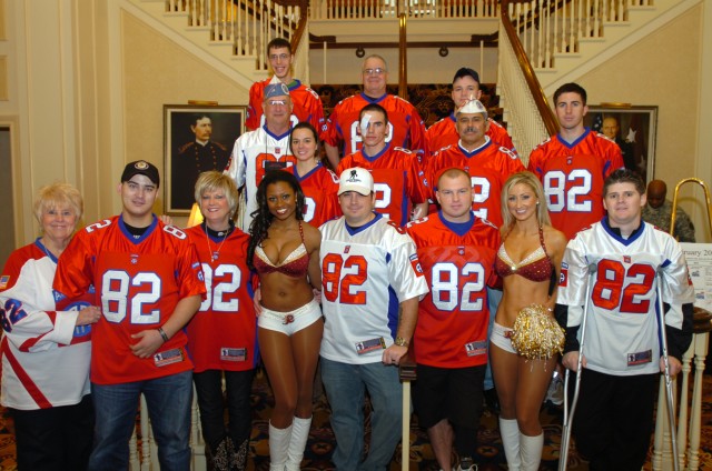 82nd Airborne Brings Super Bowl Party to Wounded Warriors