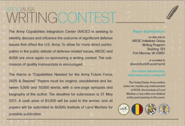 ARCIC Writing Contest