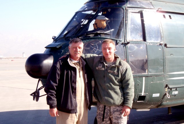 Duty to country unite father, son in Afghanistan