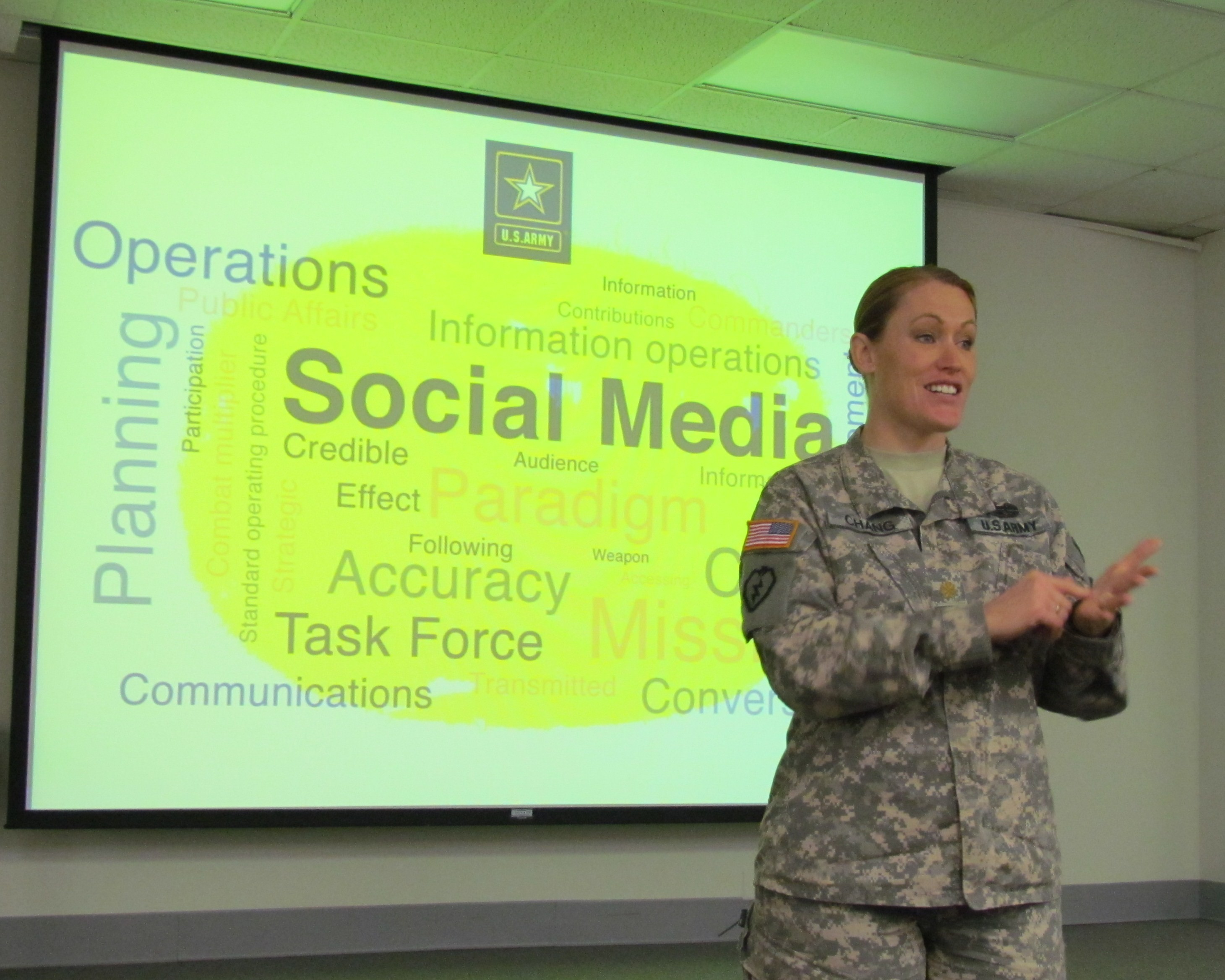 Face of Army surface In social media Article The United States Army