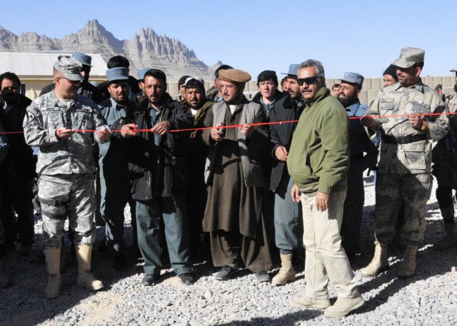 Newest vehicle checkpoint demonstrates improved highway security in southern Afghanistan