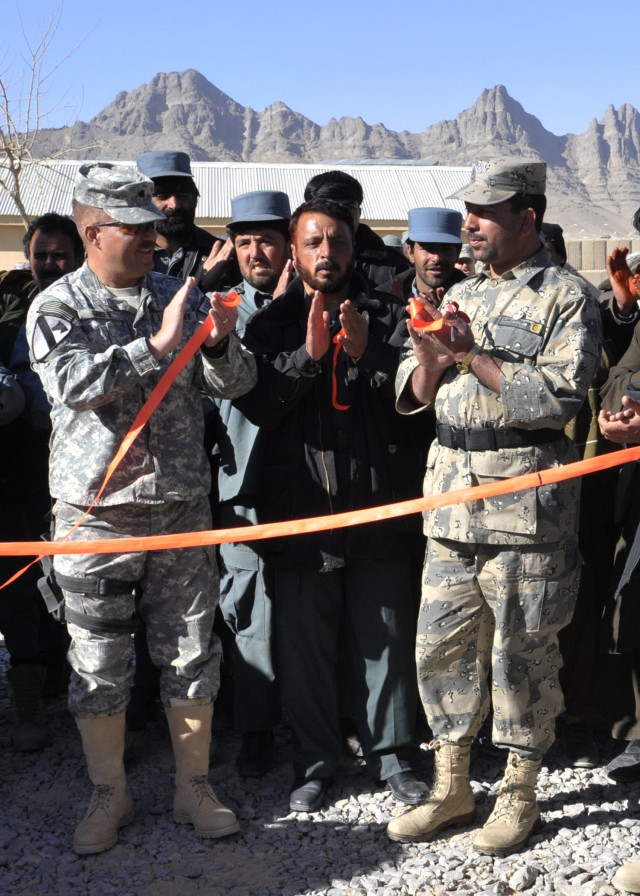 Newest vehicle checkpoint demonstrates improved highway security in southern Afghanistan