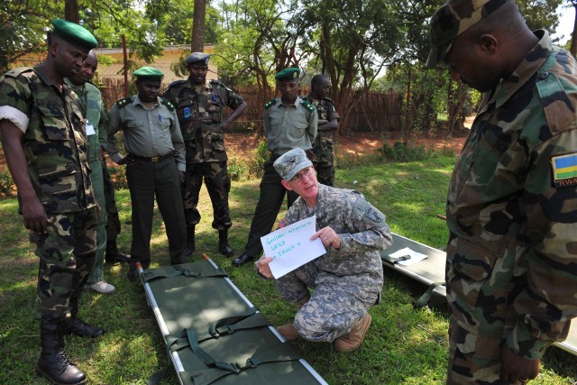 Strengthening flight medic skills in Rwanda