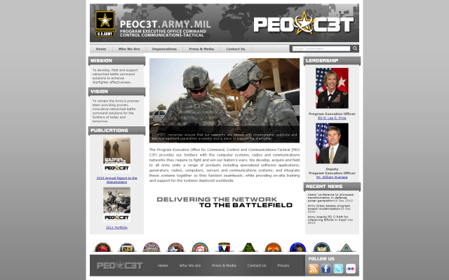 PEO C3T Launches New Public Web Site
