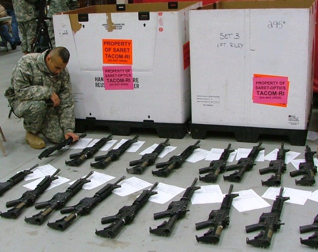 Special team restores small arms to fighting condition