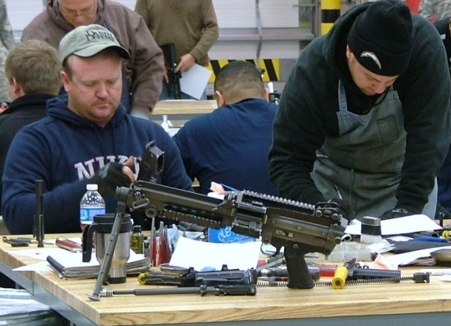 Special team restores small arms to fighting condition