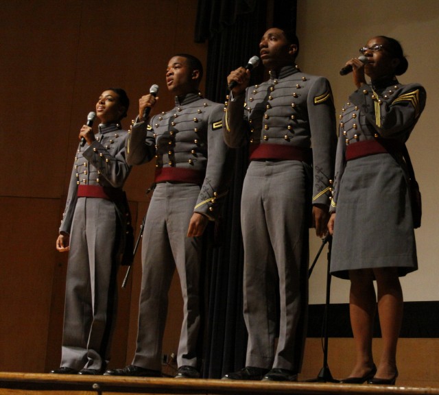 West Point Cadet Gospel Choir performs at African-American History Month Program