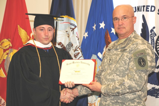JFHQ NCR/MDW Soldier Graduates Cum Laude