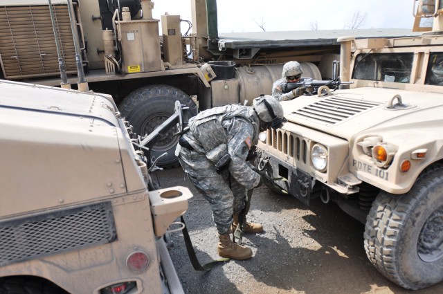 'Alpha Dawgs' conduct convoy live fire situational training