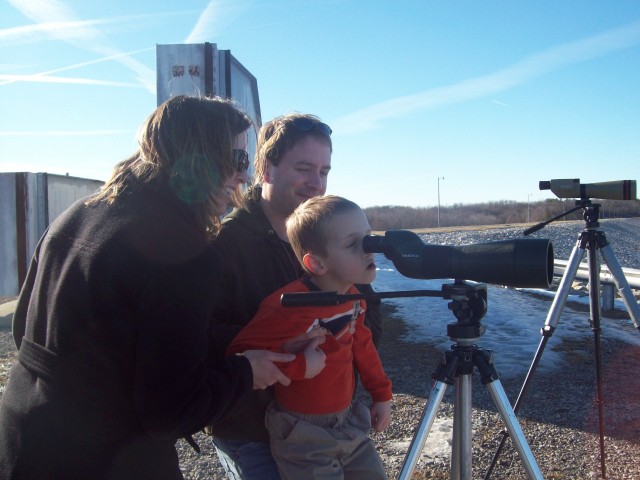 Spotting an eagle