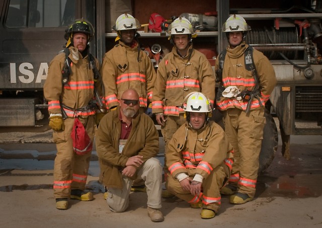 U.S. firefighters bring fight to Afghanistan