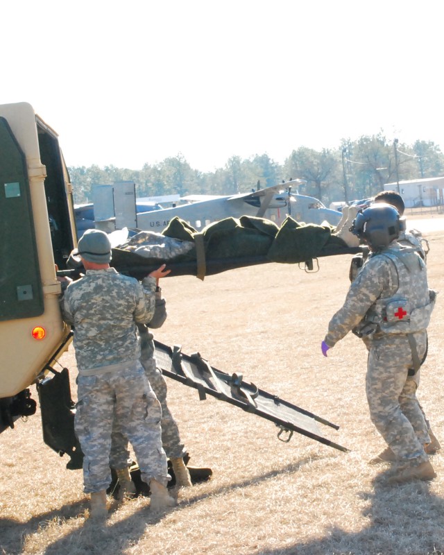 82nd CAB Medevac trains to save lives