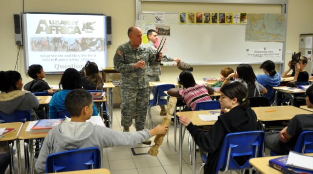 &#039;Mother of History&#039; at Vicenza Middle School