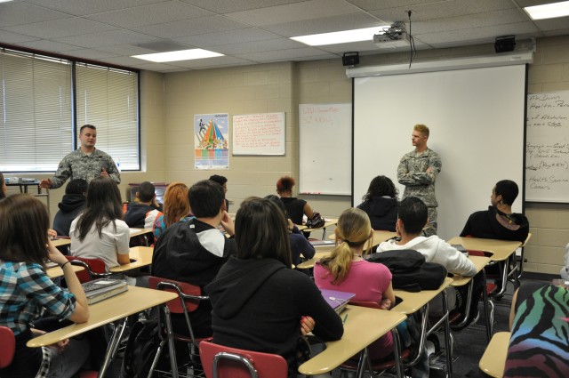 Medics educate students on Army