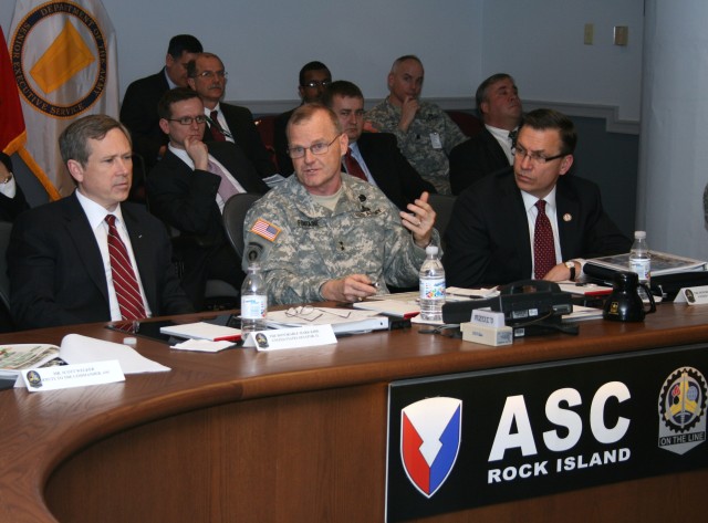 Sen. Kirk, Rep. Schilling pay visit to Rock Island Arsenal
