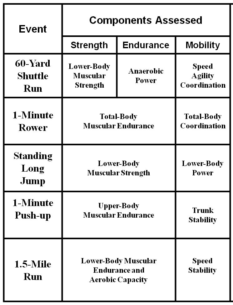 Army Pt Score Chart 2011