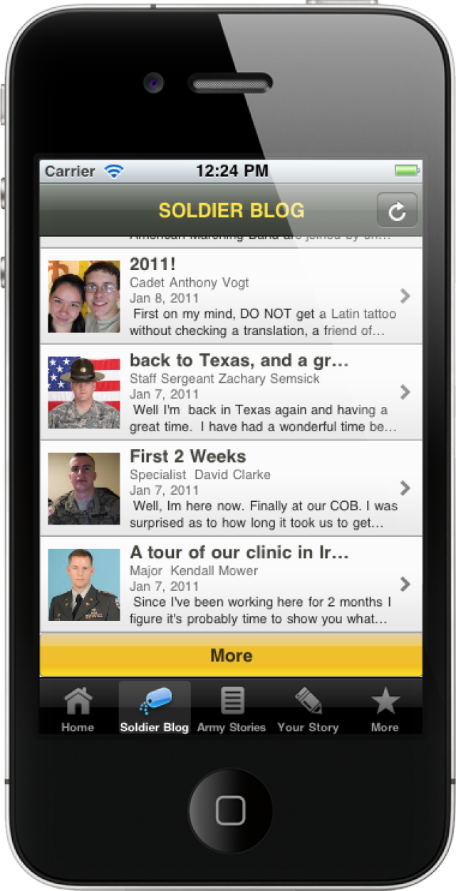 U.S. Army adds mobile capabilities to its Soldier blogging website
