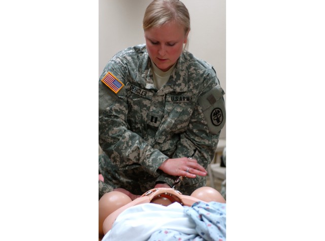 Capt. Katherine Dengler and Noel Doll