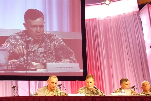 Lt. Gen. Phillips moderates panel