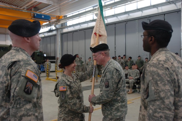 Soldiers of HHC, 18th CSSB bid farewell to outgoing commander, welcome new
