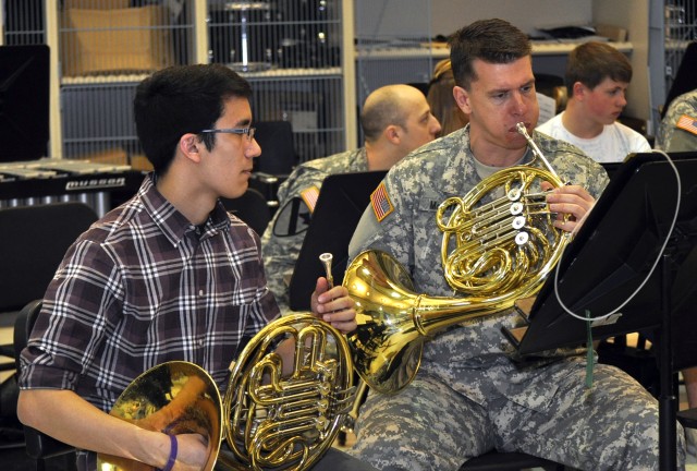 U.S. Army Alaska band mentors students