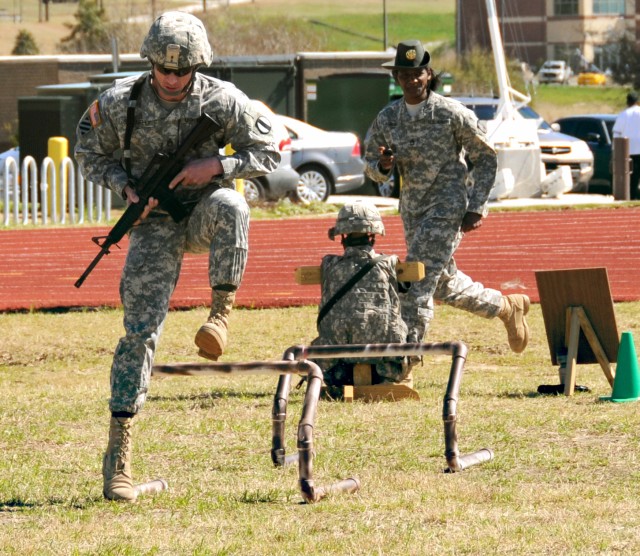 Soldier runs ACRT