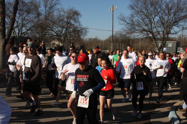 Community runs to show support for wounded warriors