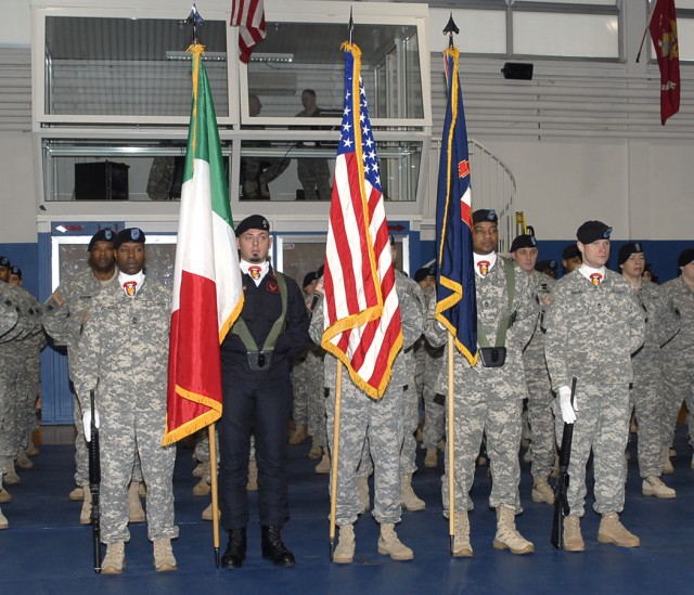 U.S. Army Africa Command Sgt. Maj. Hu Rhodes assumes responsibility