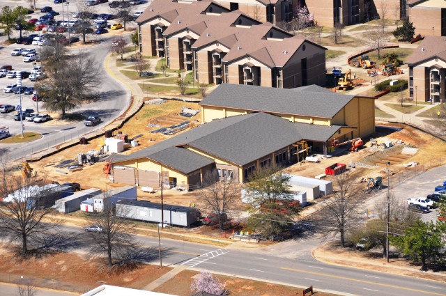 Construction of FORSCOMAca,!a,,cs band building marches ahead