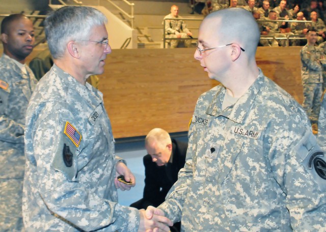 Gen. Casey recognizes Army&#039;s premiere ceremonial unit
