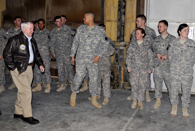 SecDef visits wounded Soldiers at Bagram hospital