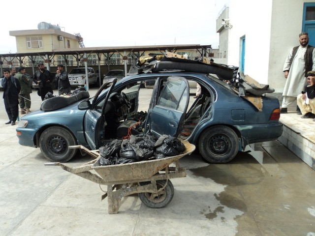 Car filled with explosives