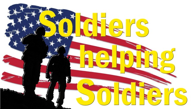 Soldiers helping Soldiers