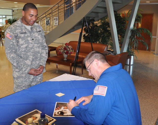 Army Astronaut Col. Douglas Wheelock visits Colorado Springs