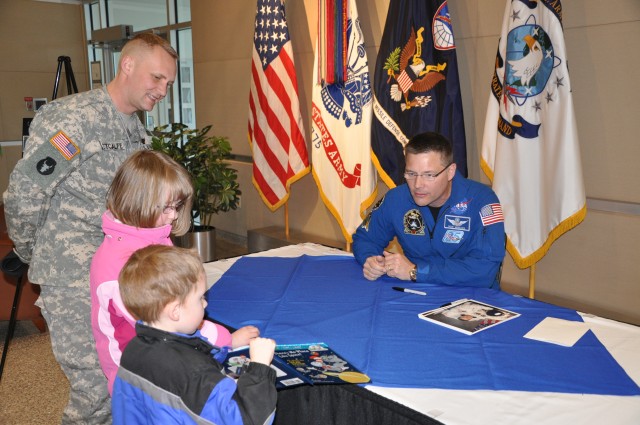 Army Astronaut Col Douglas Wheelock visits Colorado Springs