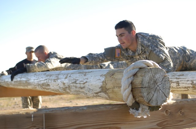 Blackhorse Troopers take plunge into Pre-Ranger course