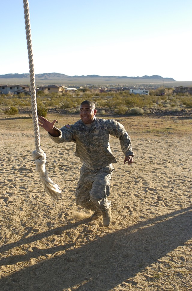 Blackhorse Troopers take plunge into Pre-Ranger course