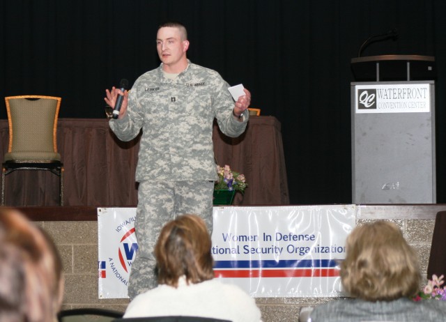 ASC Wounded Warrior addresses Women in Defense
