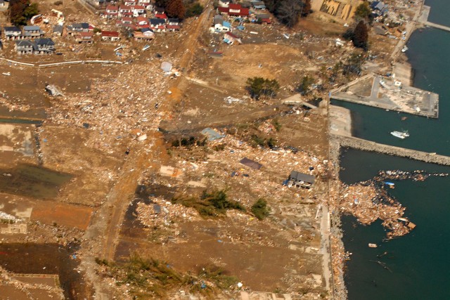 Sendai devastation