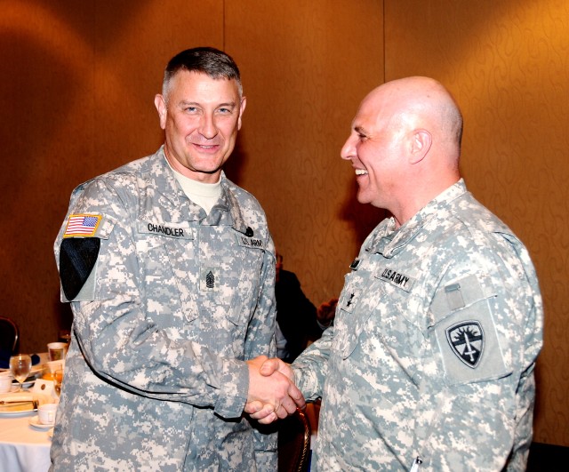 SMA Chandler greets MG Dellarocco