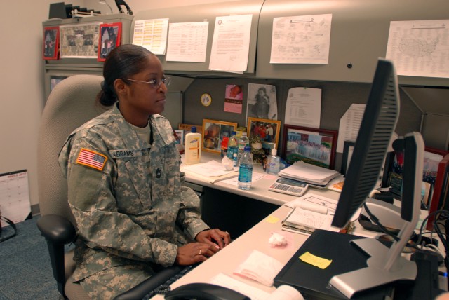 99th RSC &#039;Women of Honor&#039; highlights Master Sgt. Trenest Abrams